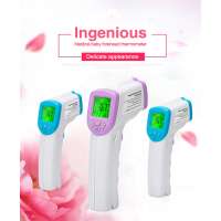 Baby Adult Forehead Non Contact Infrared Thermometer With Lcd Backlight